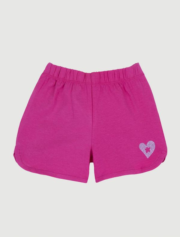 Pantalone corto Chicco - fuxia - 0