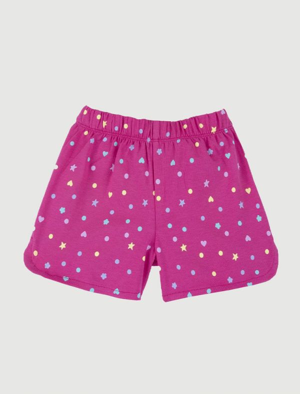 Pantalone corto Chicco - rosa - 0