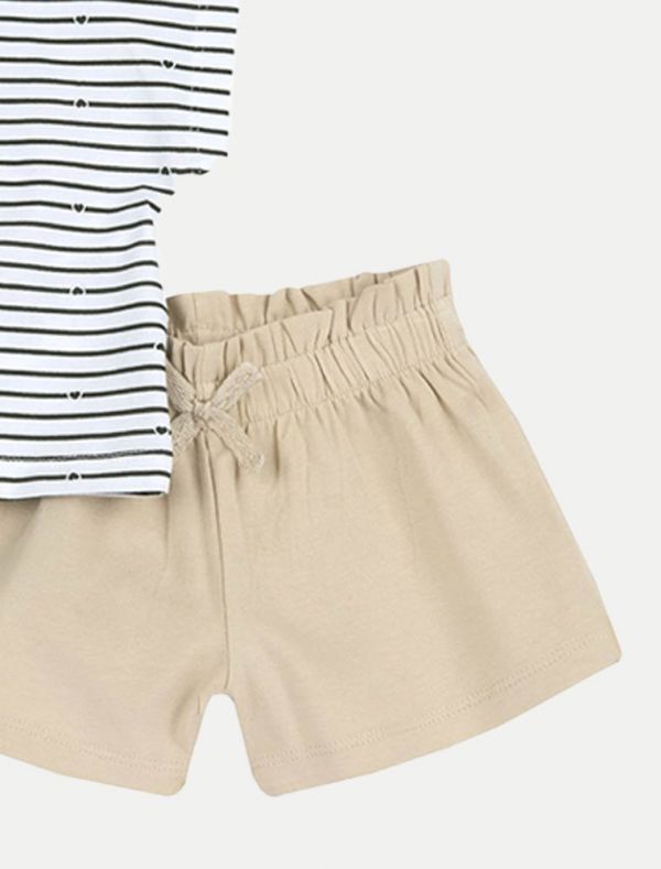 Completo maglia e pantalone corto Chicco - grigio