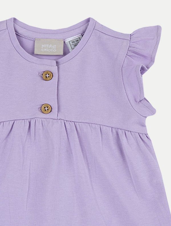 T-shirt manica corta Chicco - lilla