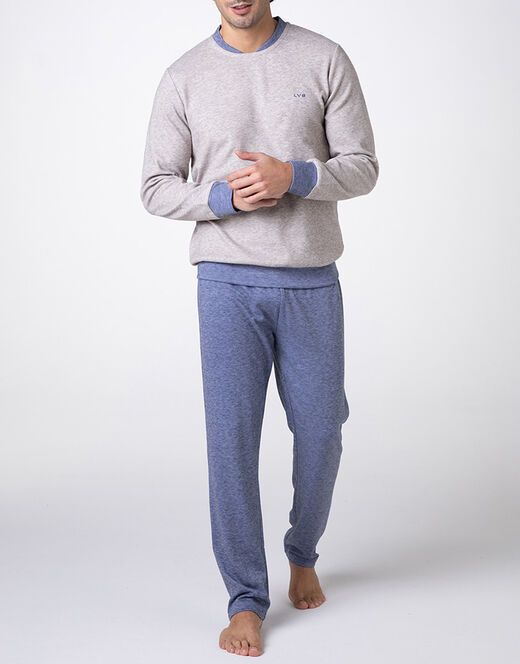 Pigiama lungo Lvb Man - beige blu