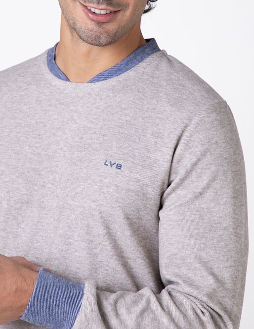 Pigiama lungo Lvb Man - beige blu