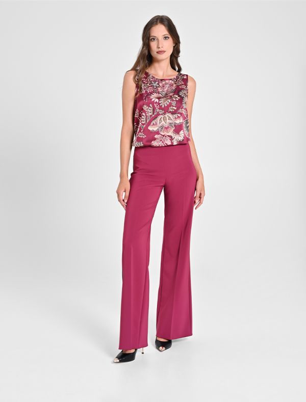 Pantalone Rinascimento - bordeaux