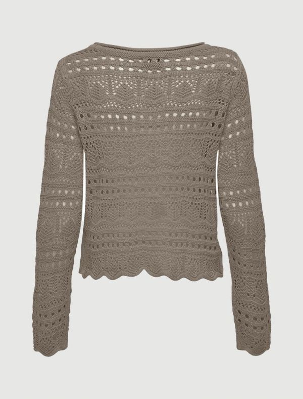 Maglia manica lunga Jdy - corda