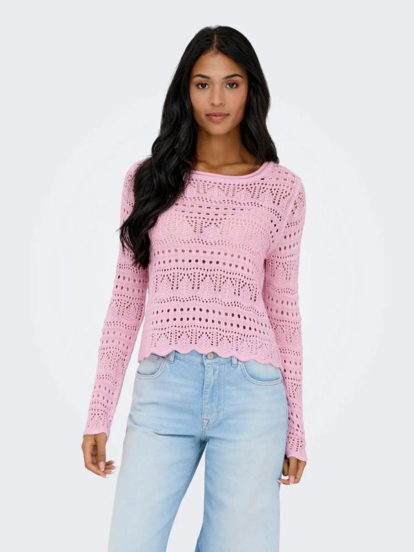 Maglia manica lunga Jdy - rosa