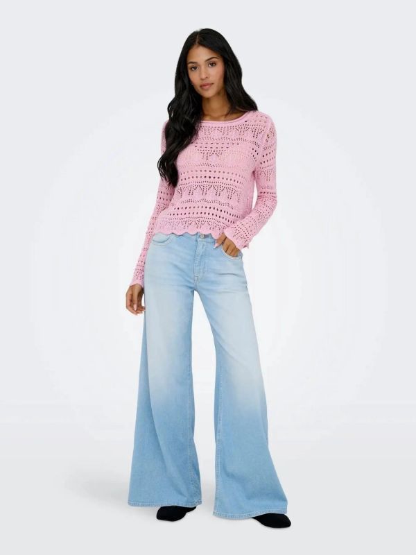 Maglia manica lunga Jdy - rosa