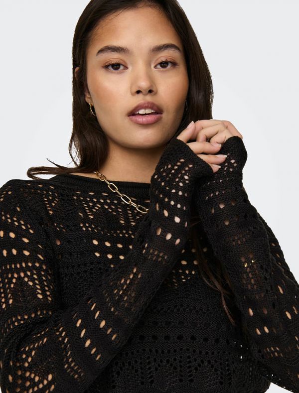 Maglia manica lunga Jdy - black