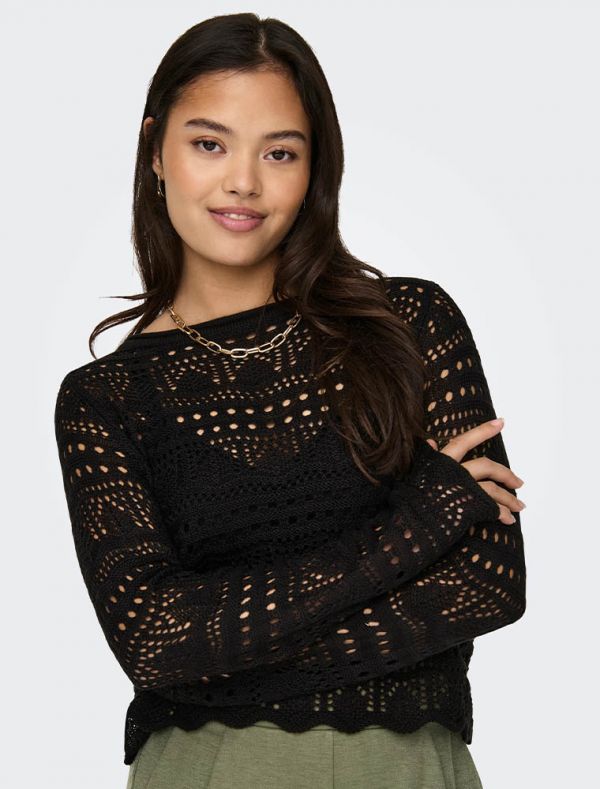 Maglia manica lunga Jdy - black
