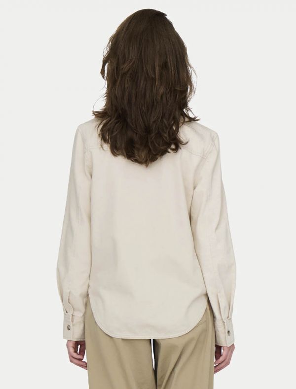 Camicia manica lunga Only - ecru