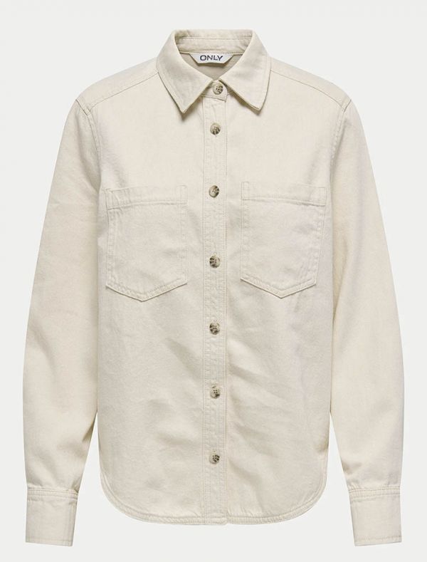 Camicia manica lunga Only - ecru