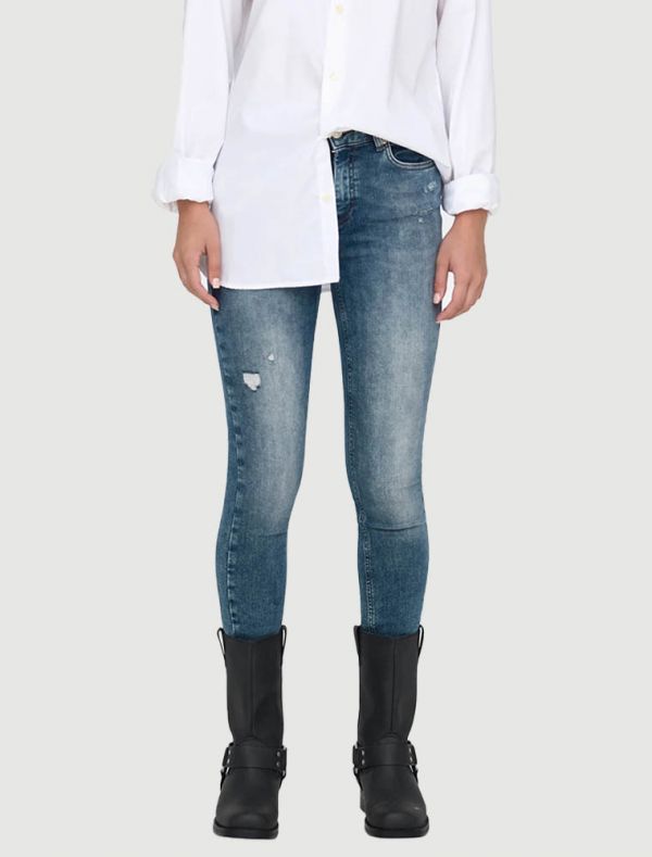 Pantalone jeans Only - blu grigio