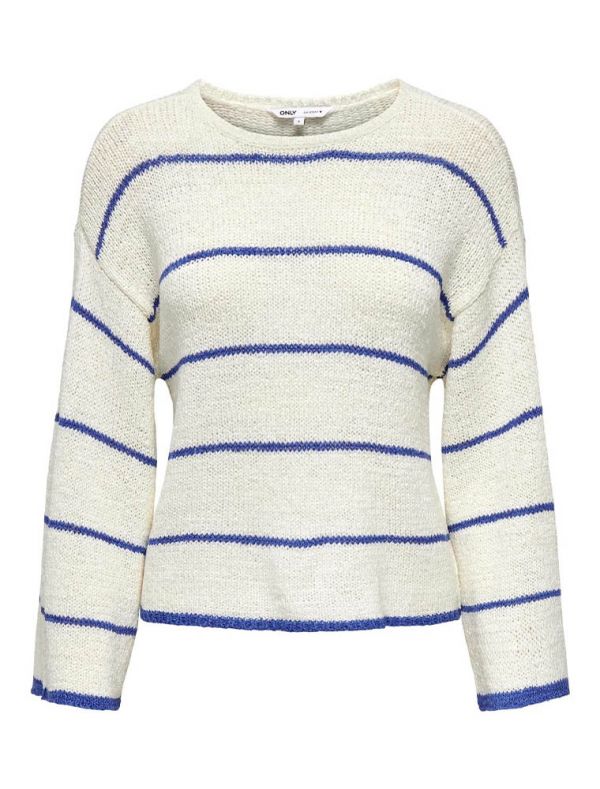 Pullover manica lunga Only - cloud dancer