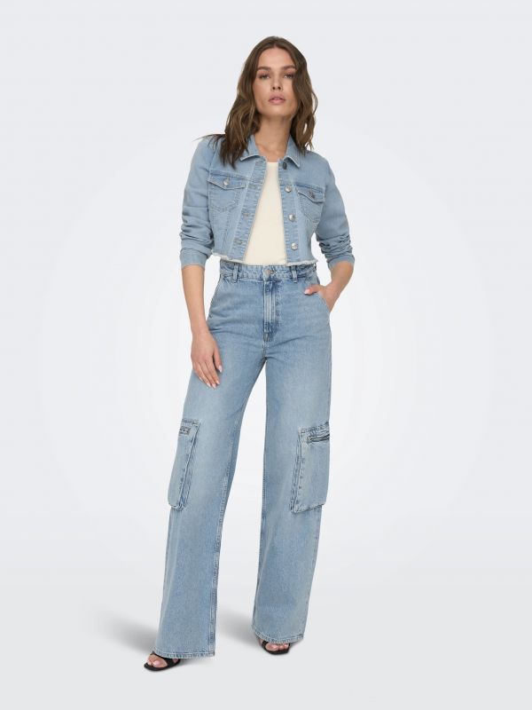 Giubbino in jeans Only - light blue denim