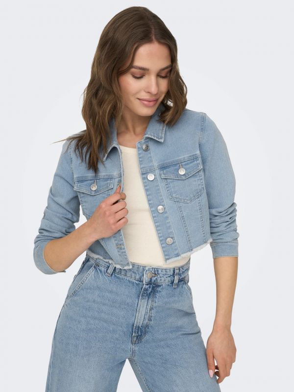Giubbino in jeans Only - light blue denim