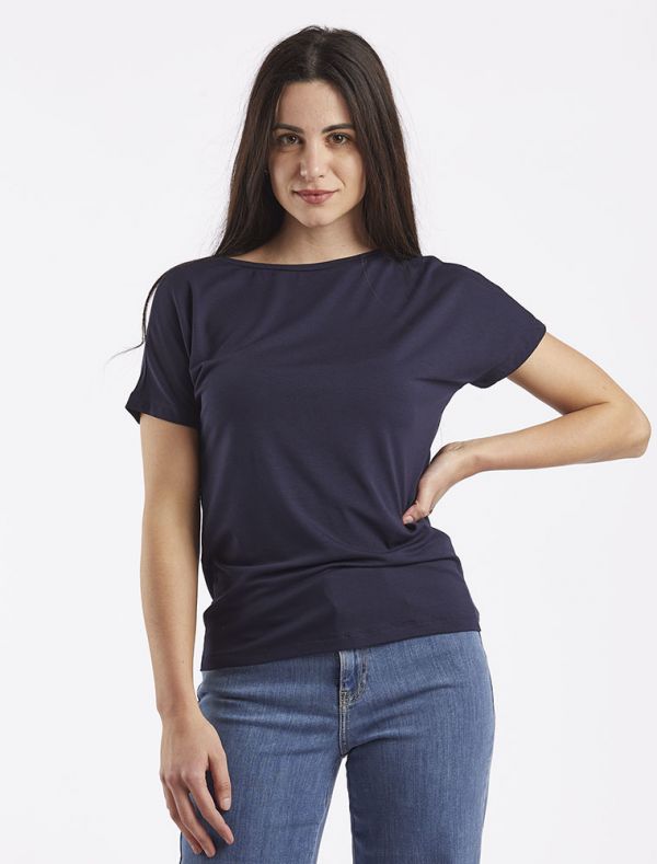 T-shirt manica corta Emme - blu