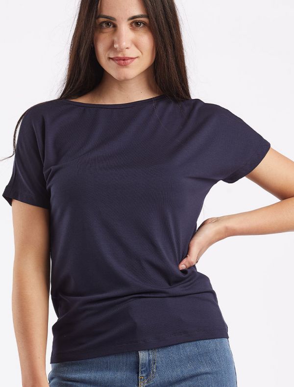 T-shirt manica corta Emme - blu