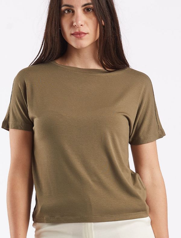T-shirt manica corta Emme - verde militare
