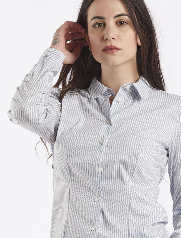 Camicia manica lunga Emme - azzurro