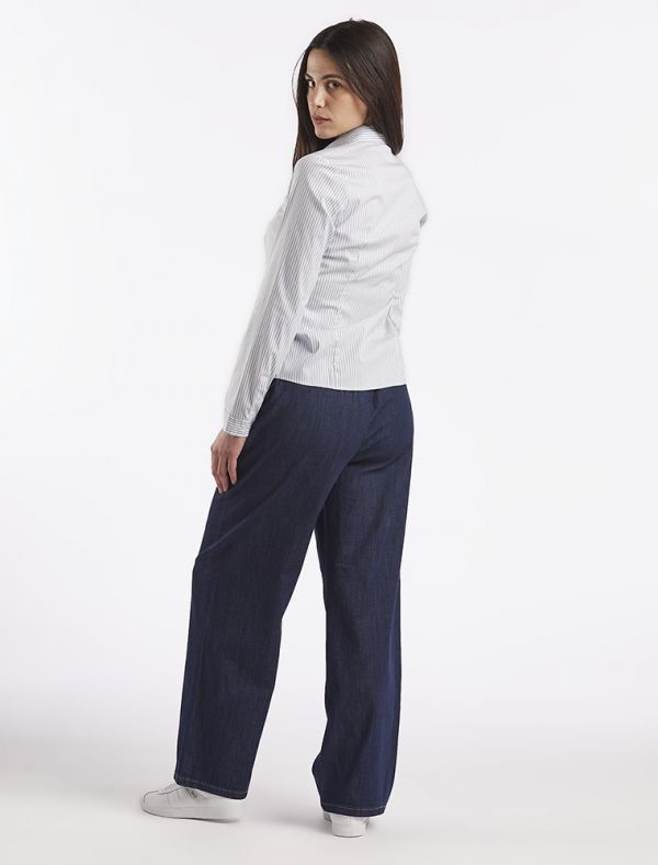 Camicia manica lunga Emme - azzurro