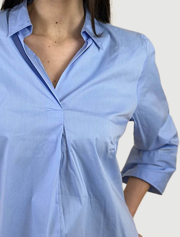 Camicia manica lunga Emme - azzurro