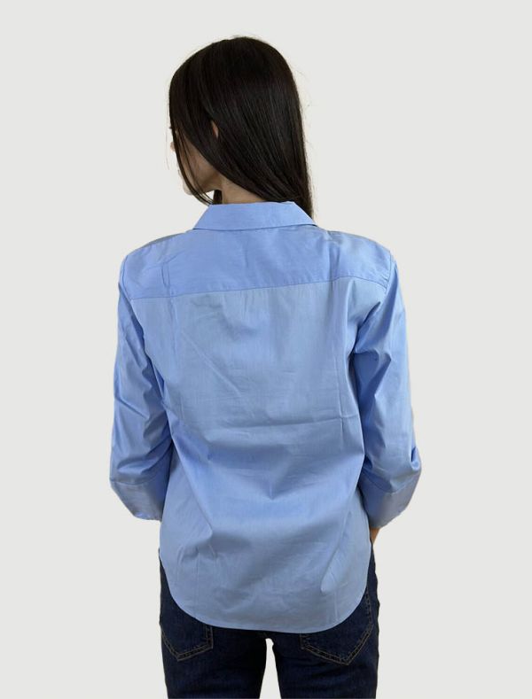 Camicia manica lunga Emme - azzurro