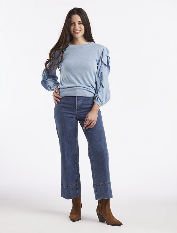 Pantalone jeans Emme - blu chiaro