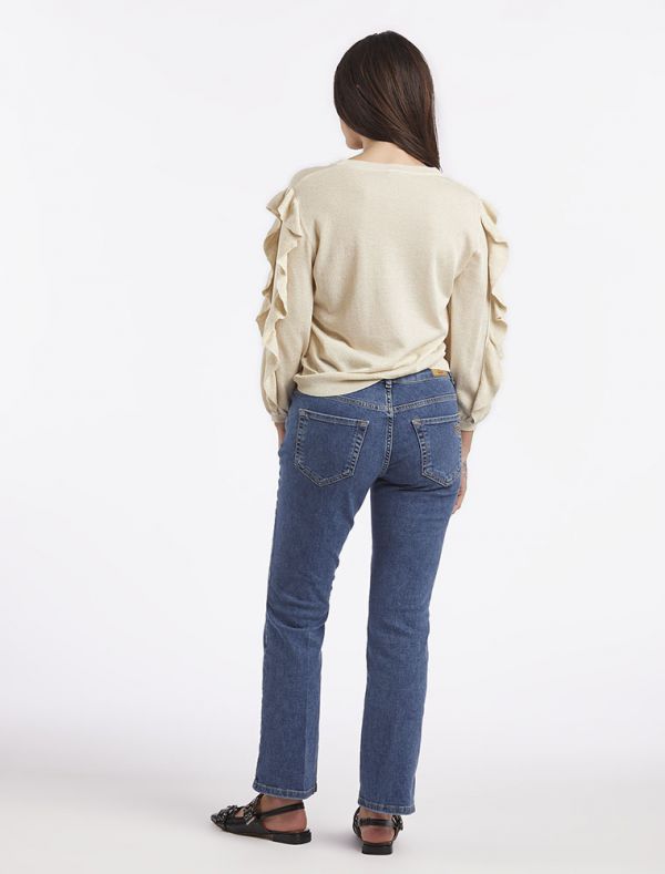 Maglia manica lunga Emme - burro