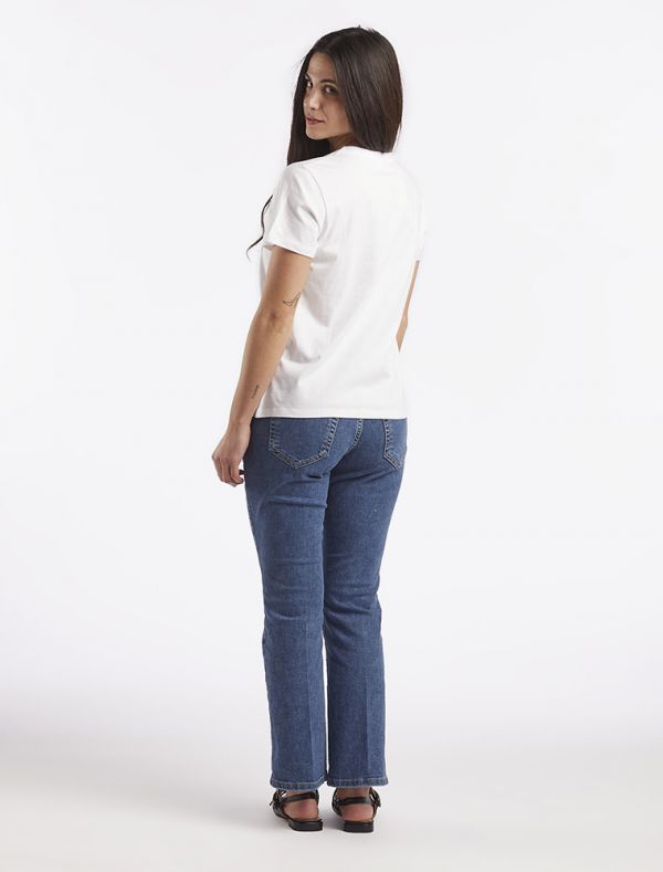 T-shirt manica corta Emme - bianco