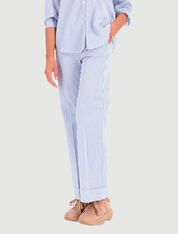 Pantalone Emme - azzurro bianco