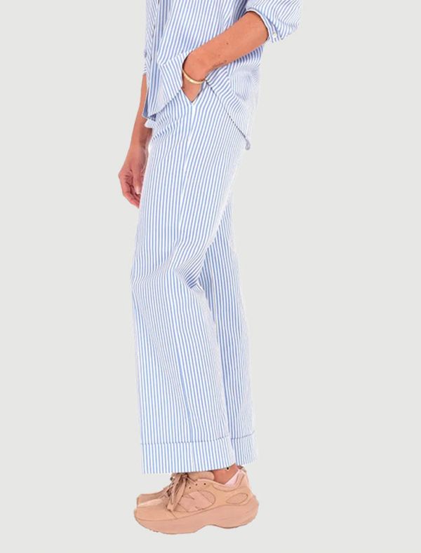 Pantalone Emme - azzurro bianco