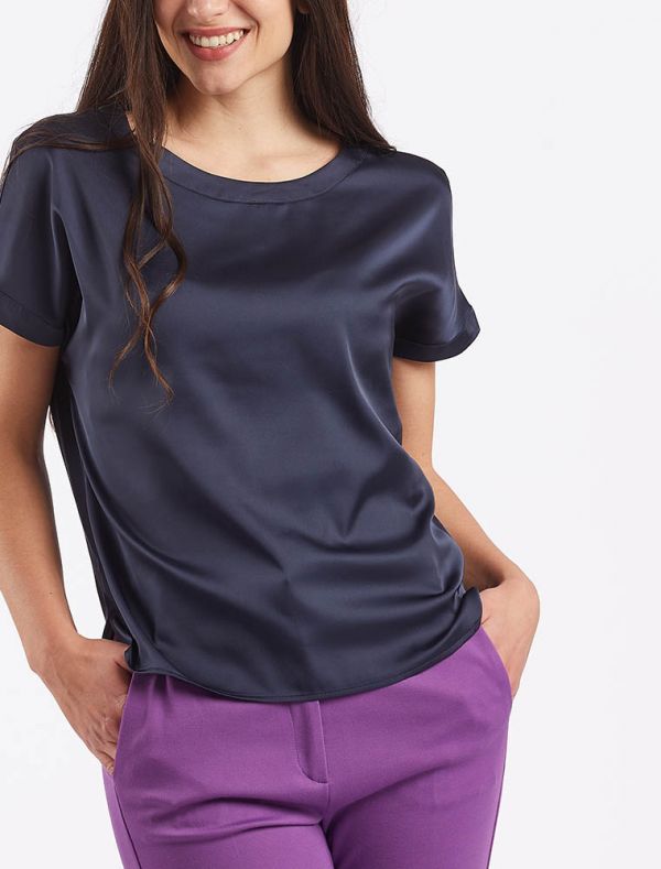 Camicia manica corta Emme - blu