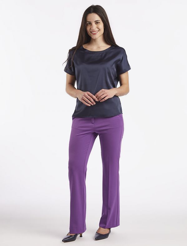 Camicia manica corta Emme - blu