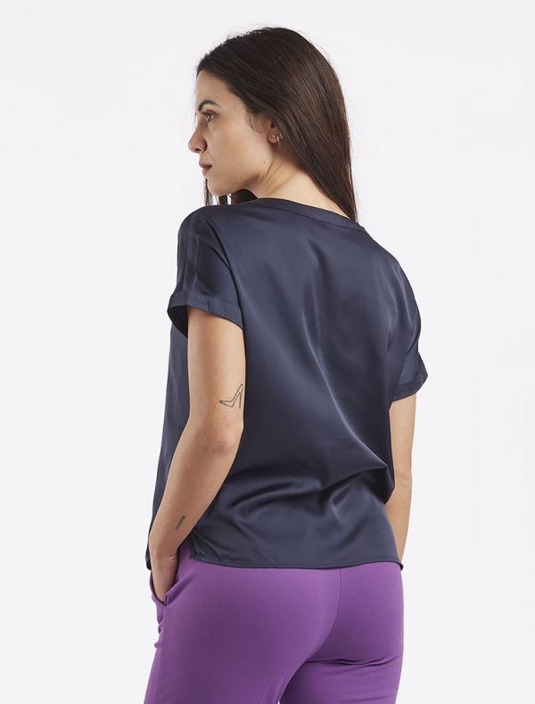 Camicia manica corta Emme - blu