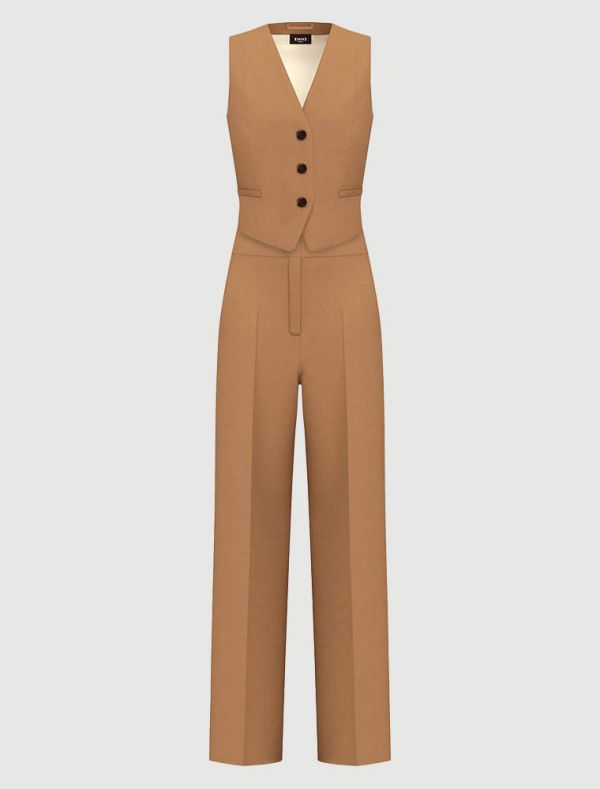 Completo 2 pezzi. gilet e pantalone. ... - tabacco
