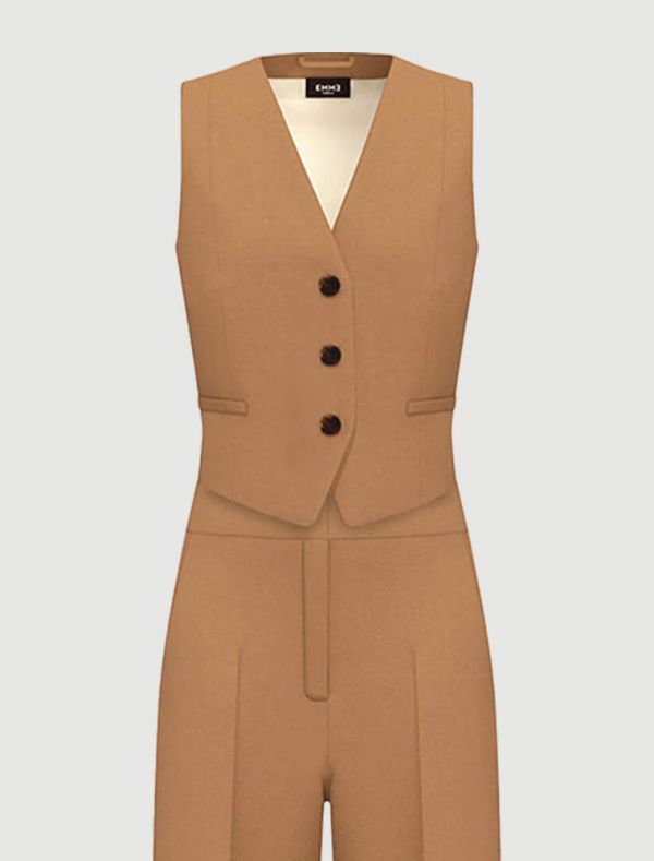 Completo 2 pezzi. gilet e pantalone. ... - tabacco