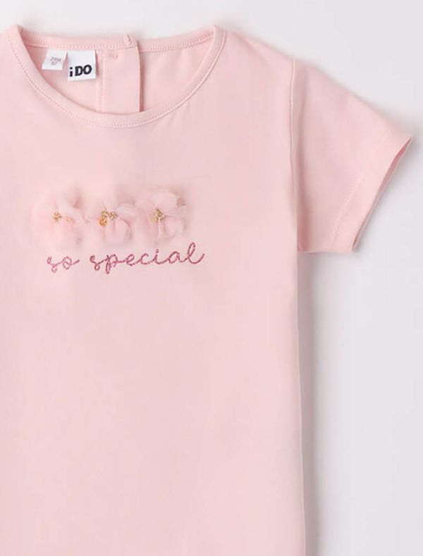 T-shirt manica corta I Do - rosa