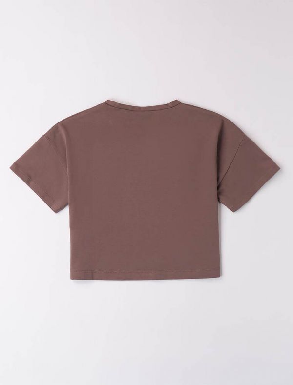 T-shirt manica corta I Do - cacao