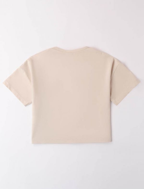 T-shirt manica corta I Do - sand
