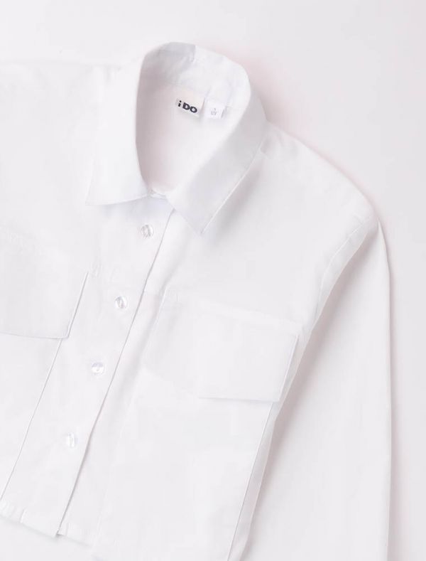 Camicia manica lunga I Do - bianco
