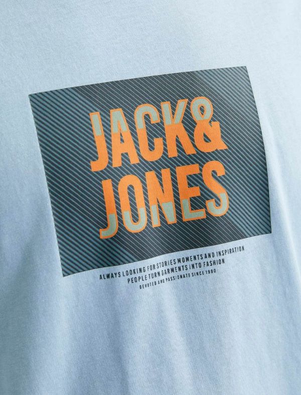 T-shirt manica corta Jack & Jones - blue