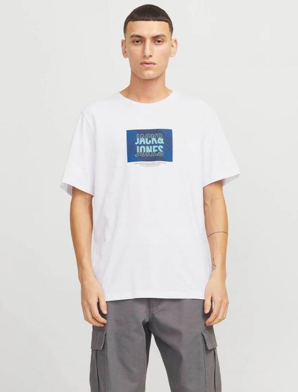 T-shirt manica corta Jack & Jones - white