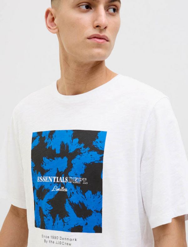 T-shirt manica corta Jack & Jones - white
