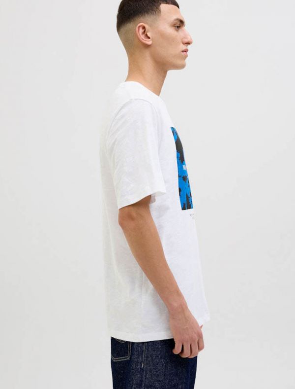 T-shirt manica corta Jack & Jones - white