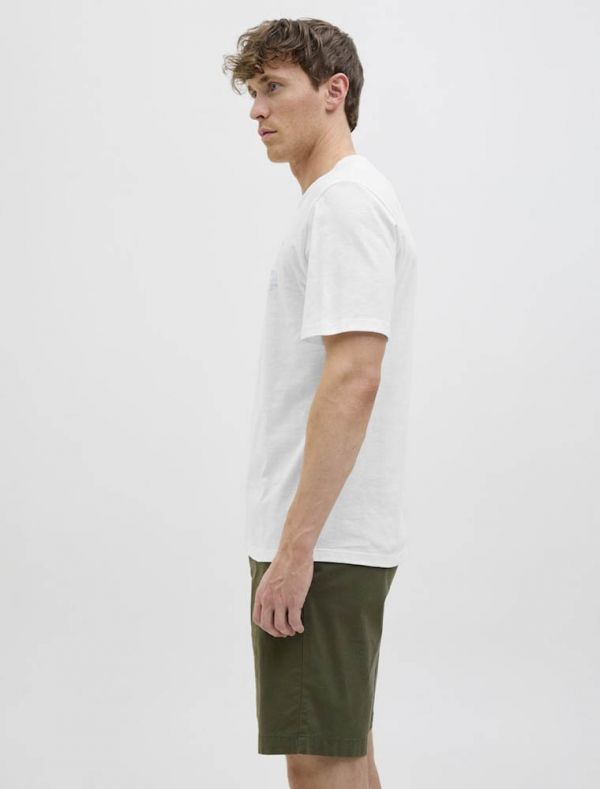 T-shirt manica corta Jack & Jones - bianco