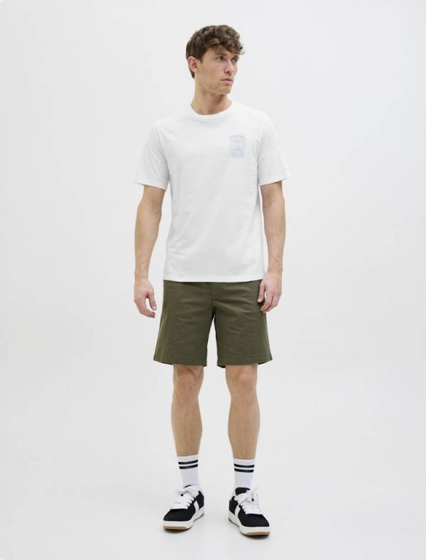 T-shirt manica corta Jack & Jones - bianco