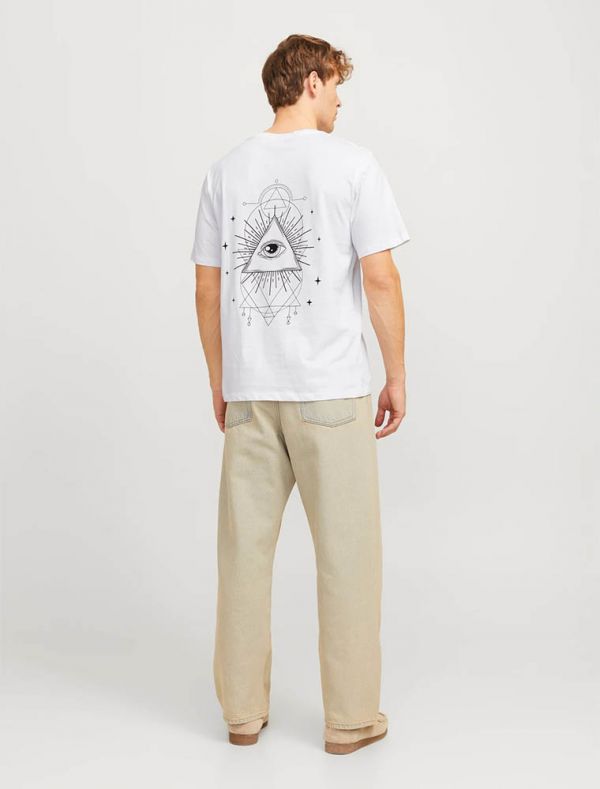 T-shirt manica corta Jack & Jones - white