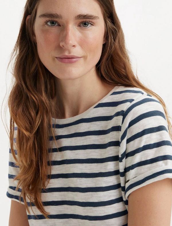 T-shirt manica corta Levi's - bianco blu