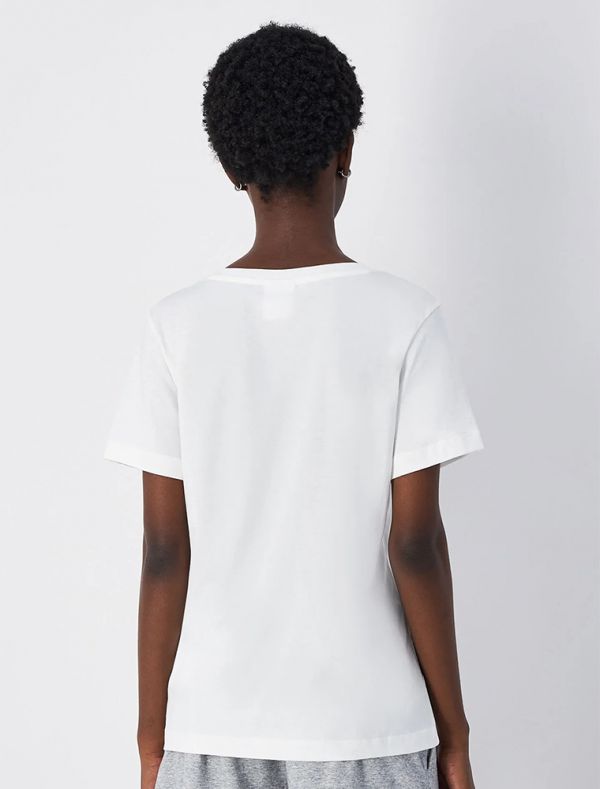 T-shirt manica corta sportiva Champion - bianco