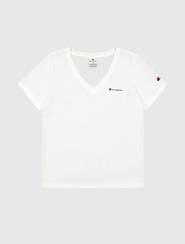 T-shirt manica corta sportiva Champion - bianco