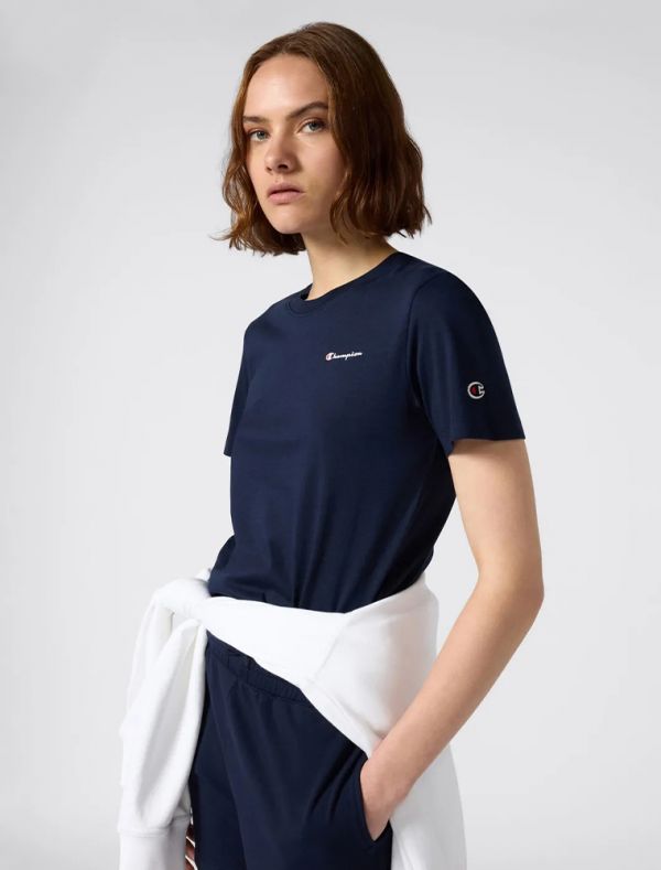 T-shirt manica corta sportiva Champion - navy